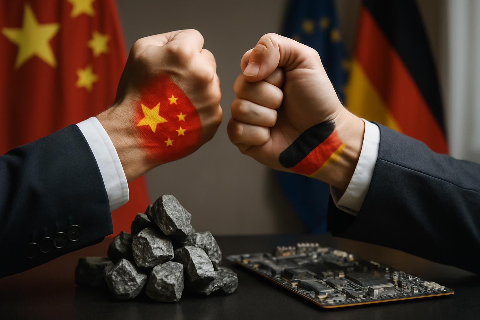 You are currently viewing Terres rares et puces électroniques : la dépendance à la Chine plonge l’industrie allemande dans la tourmente