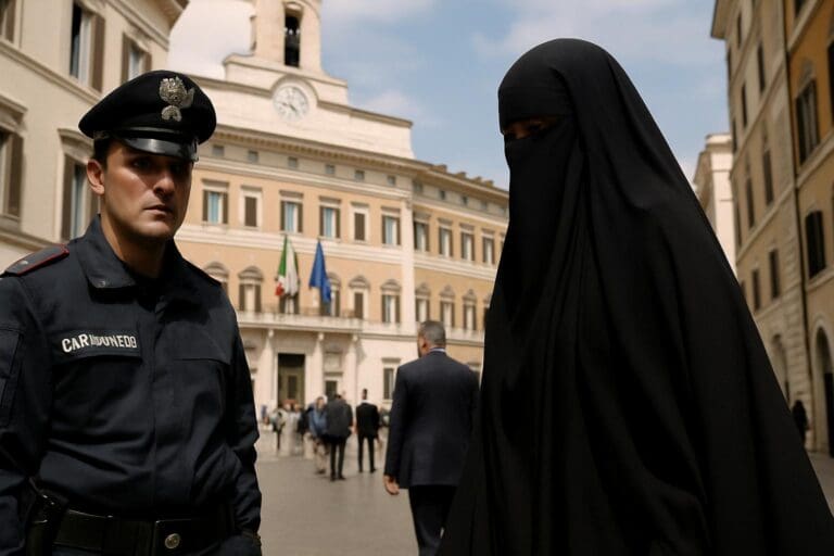 Lire la suite à propos de l’article Italie : le parti de Giorgia Meloni veut interdire le voile intégral et renforcer le contrôle des lieux de culte