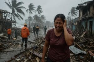 Lire la suite à propos de l’article Philippines : le supertyphon Fung-Wong frappe un pays déjà meurtri par le passage de Kalmaegi