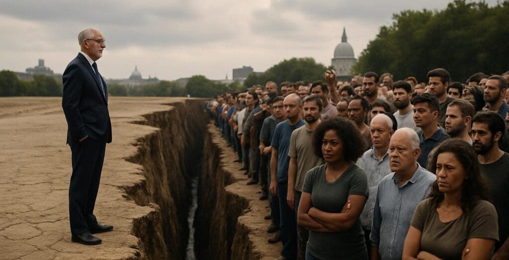 Cette image a été générée à l'aide d'une intelligence artificielle. Elle ne constitue pas une photographie réelle de la scène ou de la personne représentée. ​