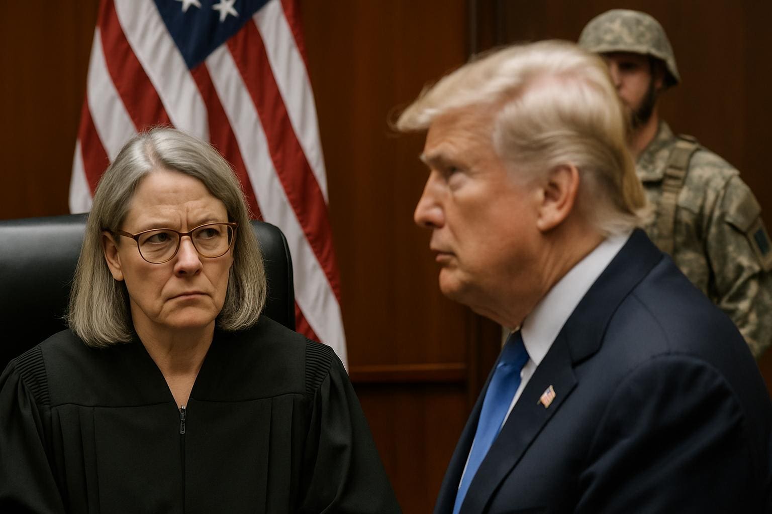 You are currently viewing États-Unis : une juge fédérale bloque le déploiement de la garde nationale à Portland voulu par Donald Trump