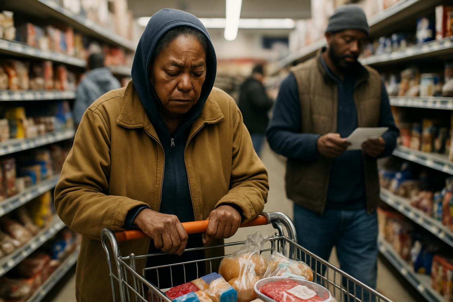 You are currently viewing États-Unis : l’aide alimentaire amputée de moitié à cause du blocage budgétaire
