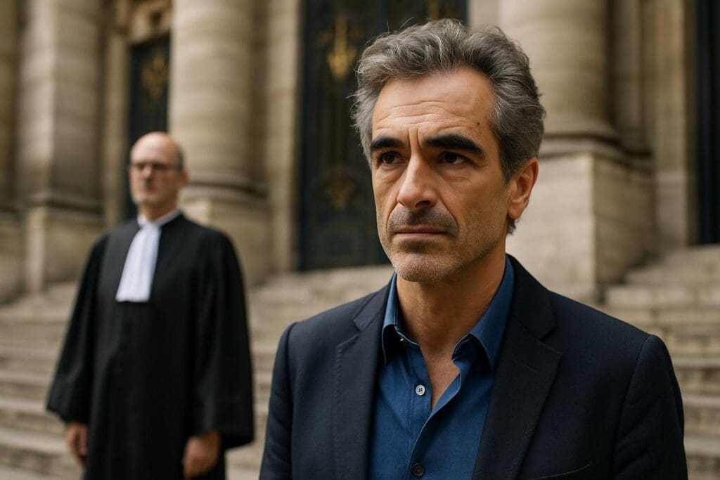 Cette image a été générée à l'aide d'une intelligence artificielle. Elle ne constitue pas une photographie réelle de la scène ou de la personne représentée. ​
