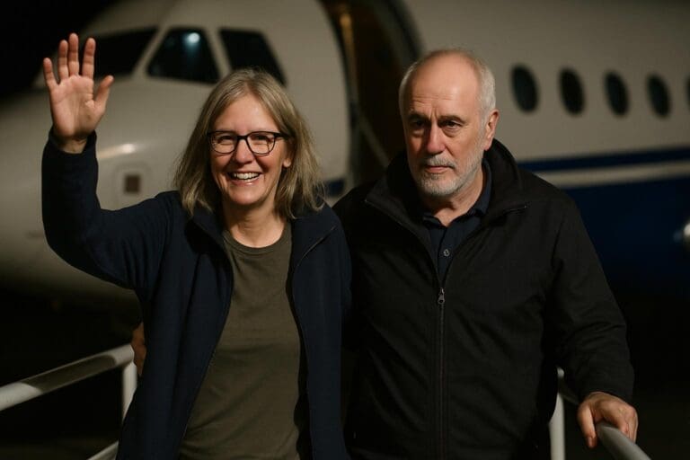 Lire la suite à propos de l’article Iran : libération des otages français Cécile Kohler et Jacques Paris après plus de trois ans de détention