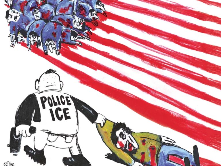 Lire la suite à propos de l’article Clash Elon Musk VS Charlie Hebdo : passe d&rsquo;armes après une « Une » sur la police de l’immigration américaine