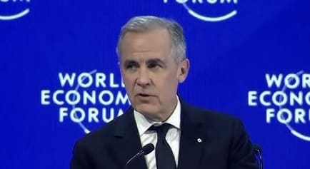 Lire la suite à propos de l’article Davos 2026 : Mark Carney alerte sur la fracture de l’ordre mondial et appelle les puissances moyennes à s’unir