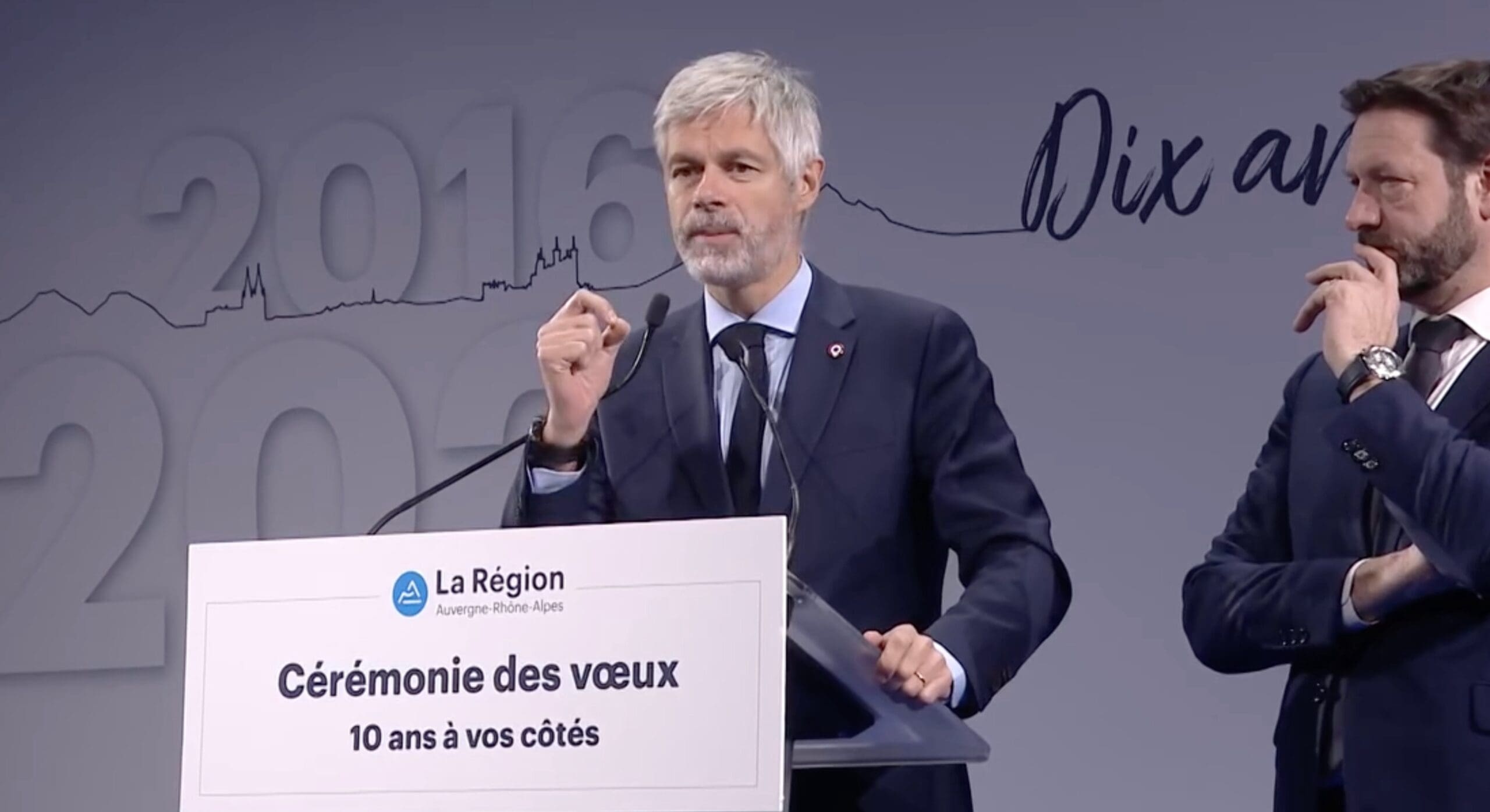 Laurent Wauquiez. Image : Capture d'écran ICI.