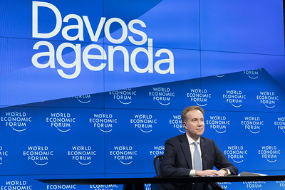 Borge Brende. Photo : @World Economic Forum/Pascal Bitz