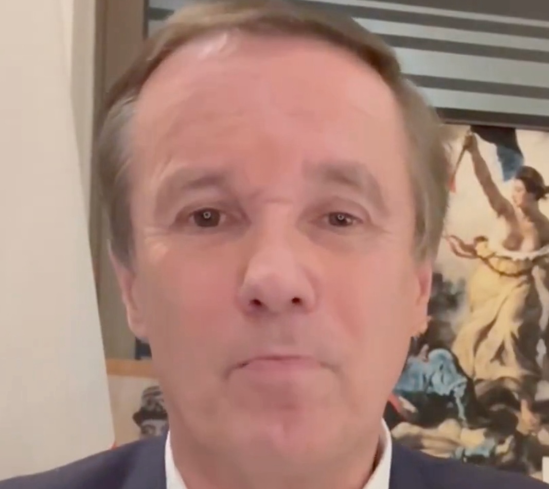 Nicolas Dupont-Aignant. Image : Capture d'écran compte X de Nicolas Dupont-Aignan. 