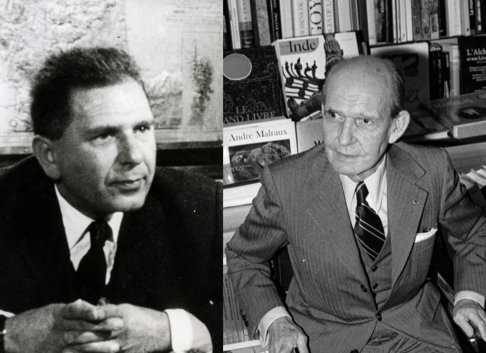 Pierre Marie Gallois (à gauche) et Paul Stehlin (droite). Photos : DR 