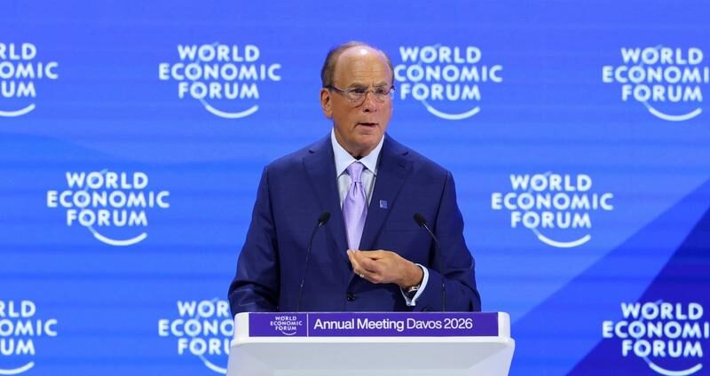 Larry Fink CEO de Black Rock à Davos 2026 