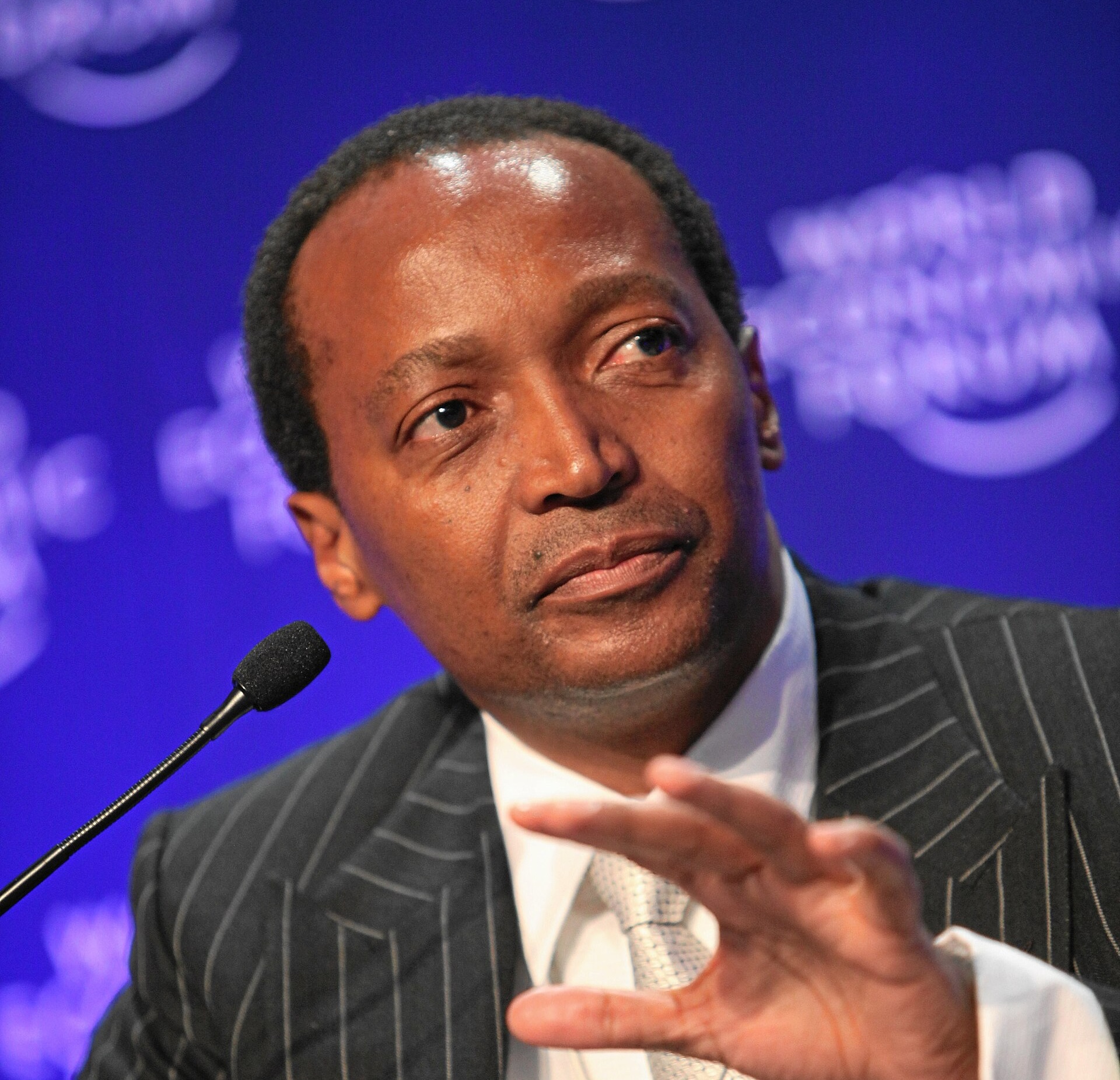 Patrice Motsepe à Davos 2009. Photo : @Monika Flueckiger/World Economic Forum    