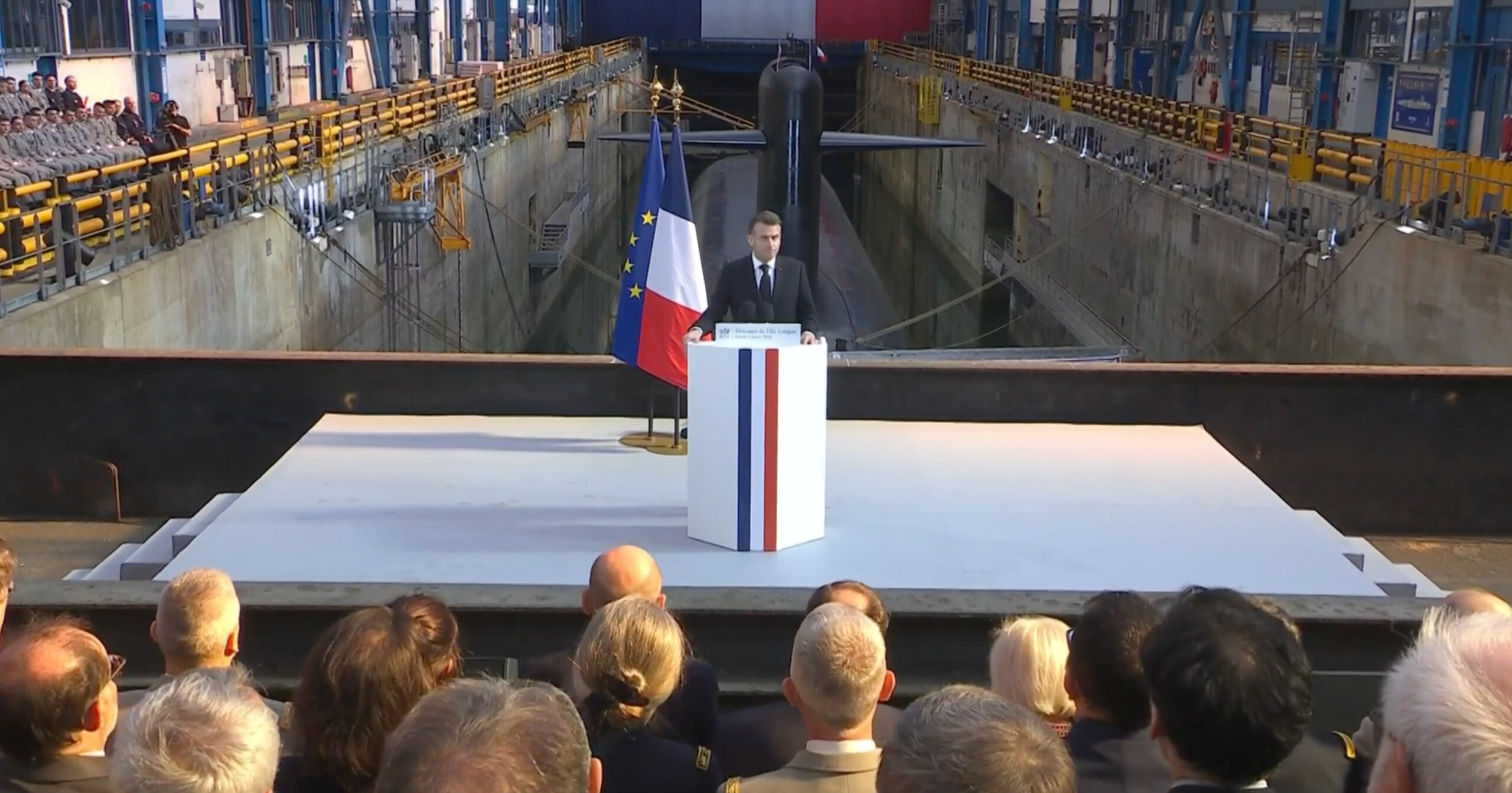 Emmanuel Macron. Image : Capture d'écran compte X de L'Elysée.