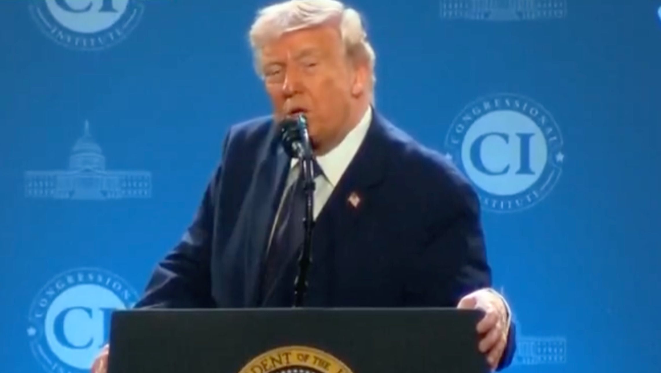 Donald Trump. Image : capture d'écran TF1. 