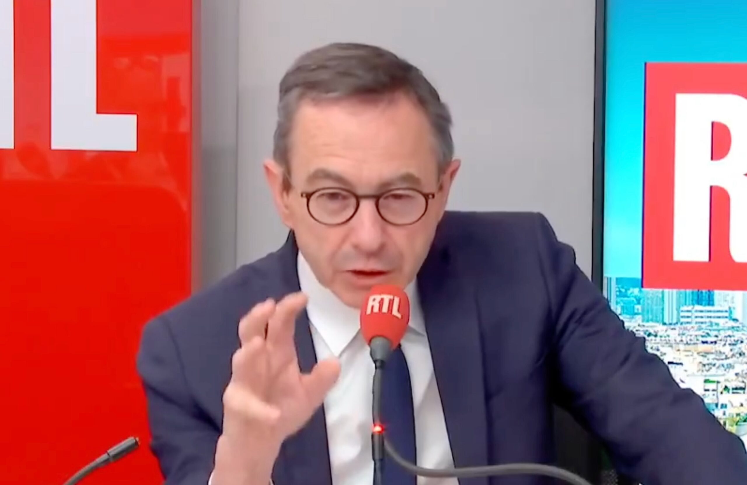Bruno Retailleau. Image : Capture d'écran RTL 