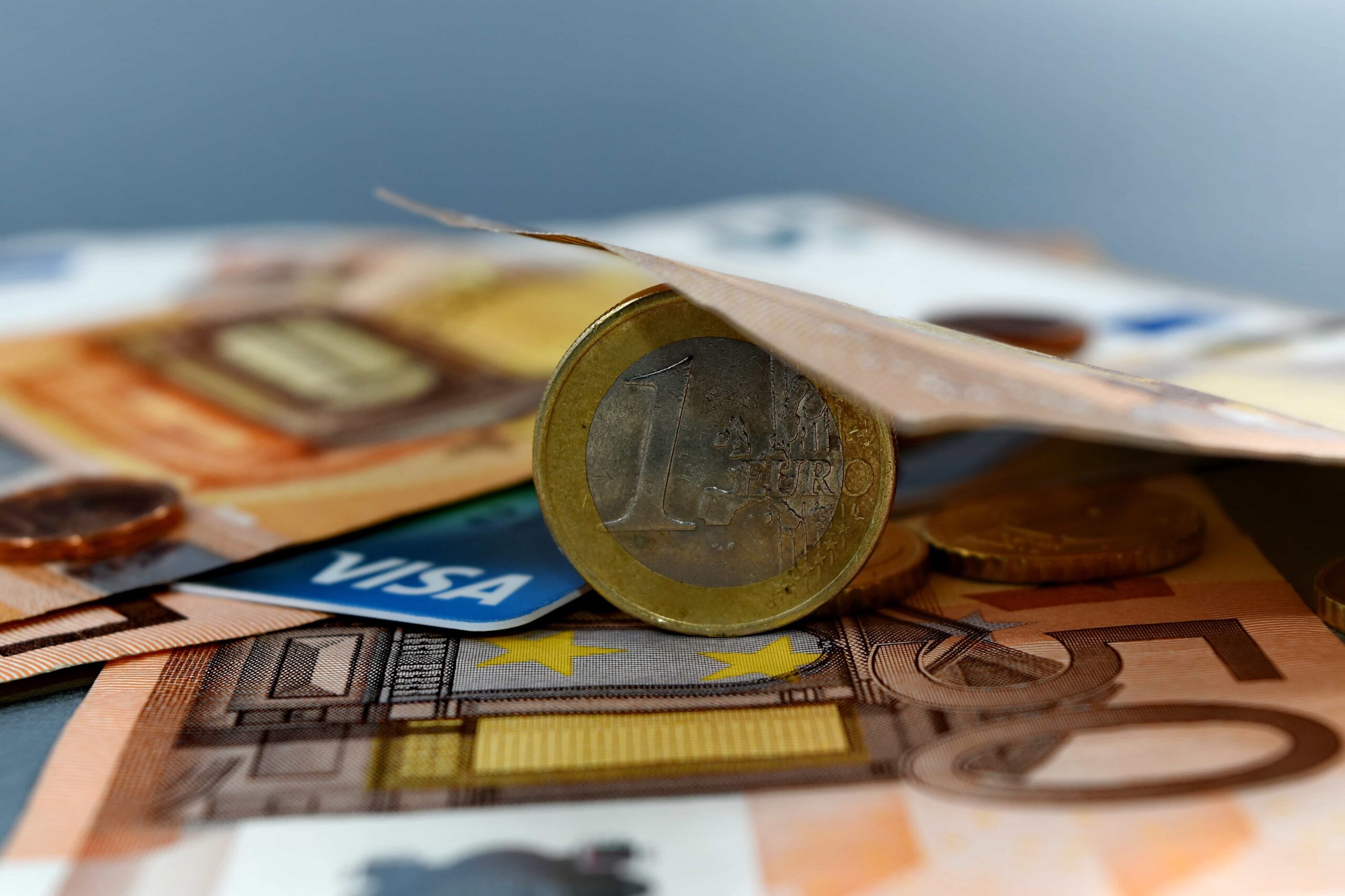 Monnaie et cartes bancaires. Photo : Bicanski 