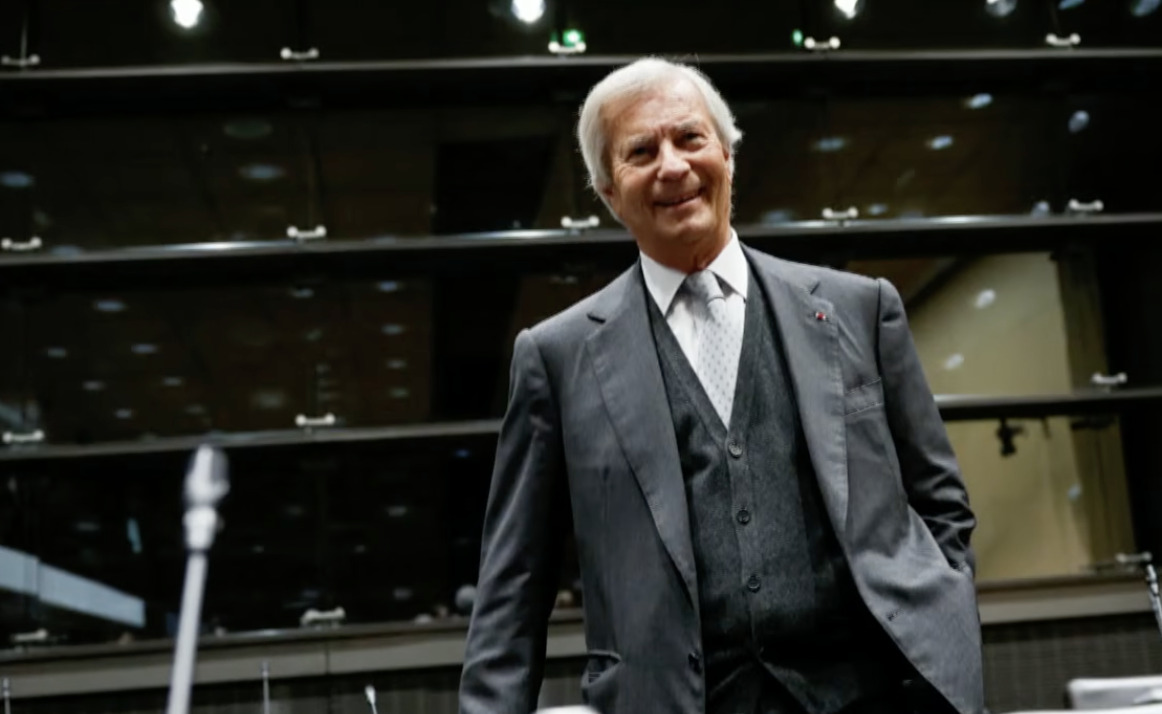 Vincent Bolloré. Photo : Capture d'écran de Radio Canada Info / Youtube.