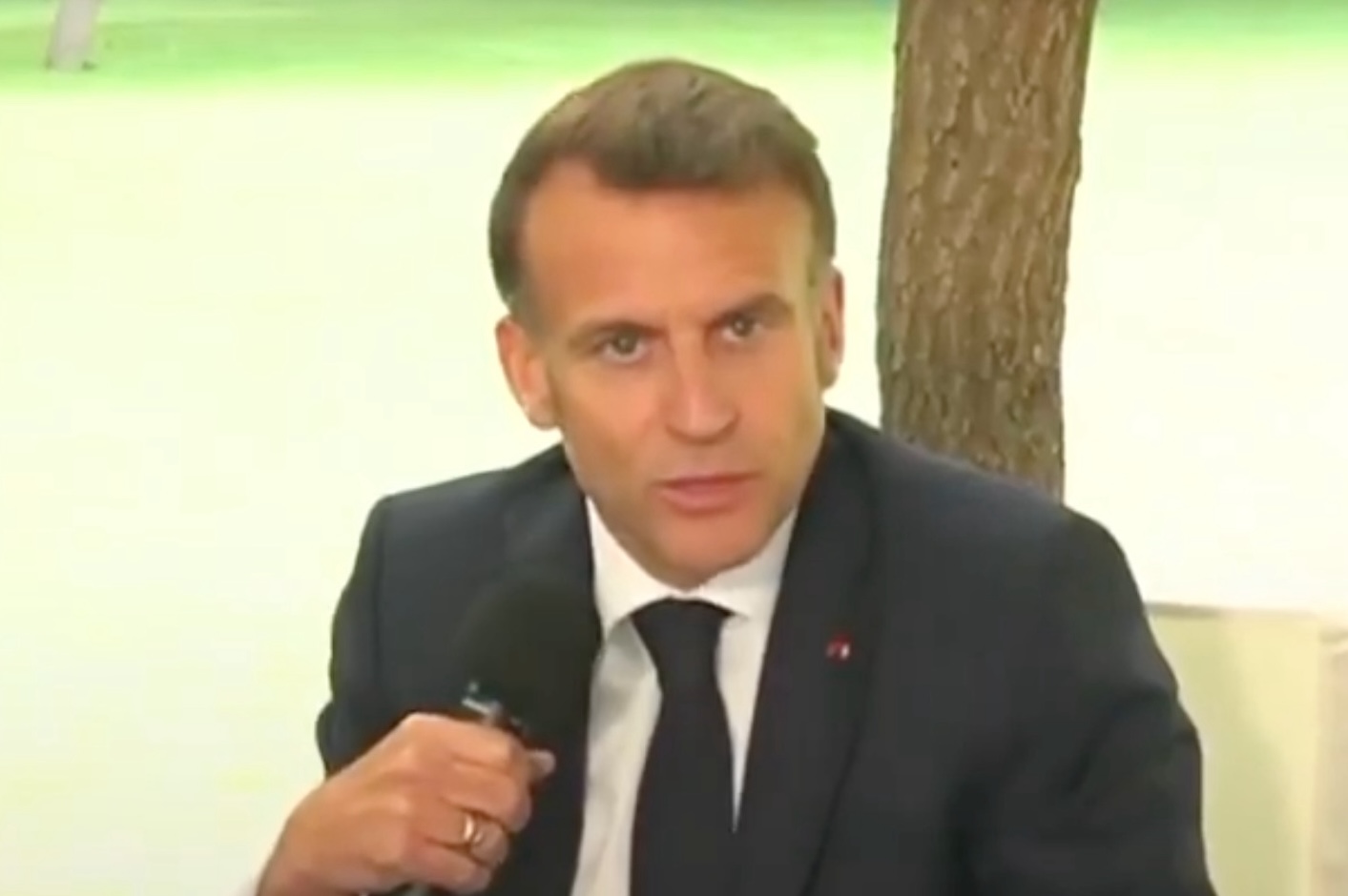 Image : Capture d'écran compte X d'Emmanuel Macron. 