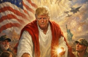 Lire la suite à propos de l’article Etats-Unis : Donald Trump retire l’image le représentant en Jésus après la colère de la droite religieuse