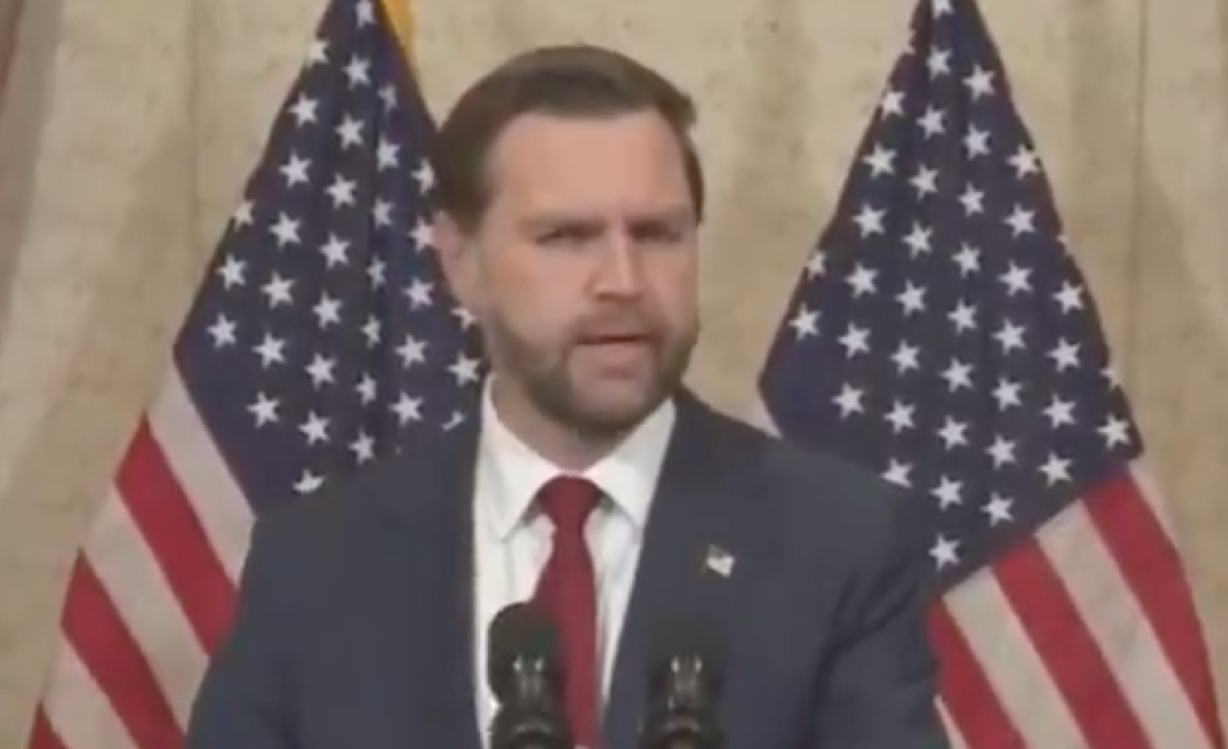 JD Vance. Image : Capture d'écran CNN.