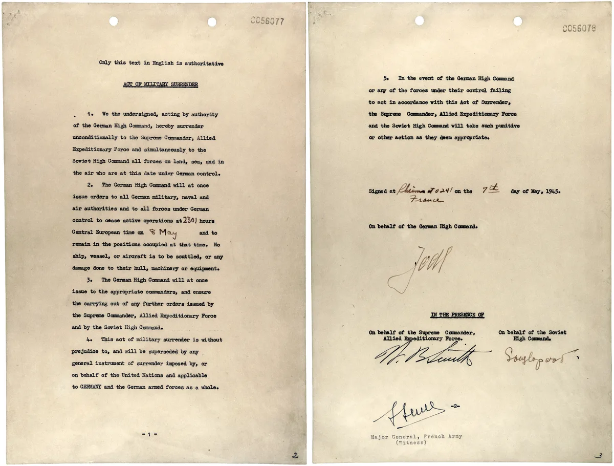 You are currently viewing 8 mai 1945 : 81 ans après, l’histoire en deux actes d’une capitulation oubliée