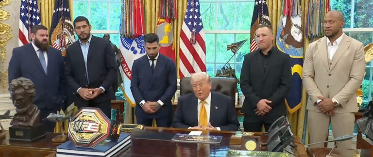 Lire la suite à propos de l’article UFC à la Maison Blanche : des combats de MMA pour les 80 ans de Donald Trump