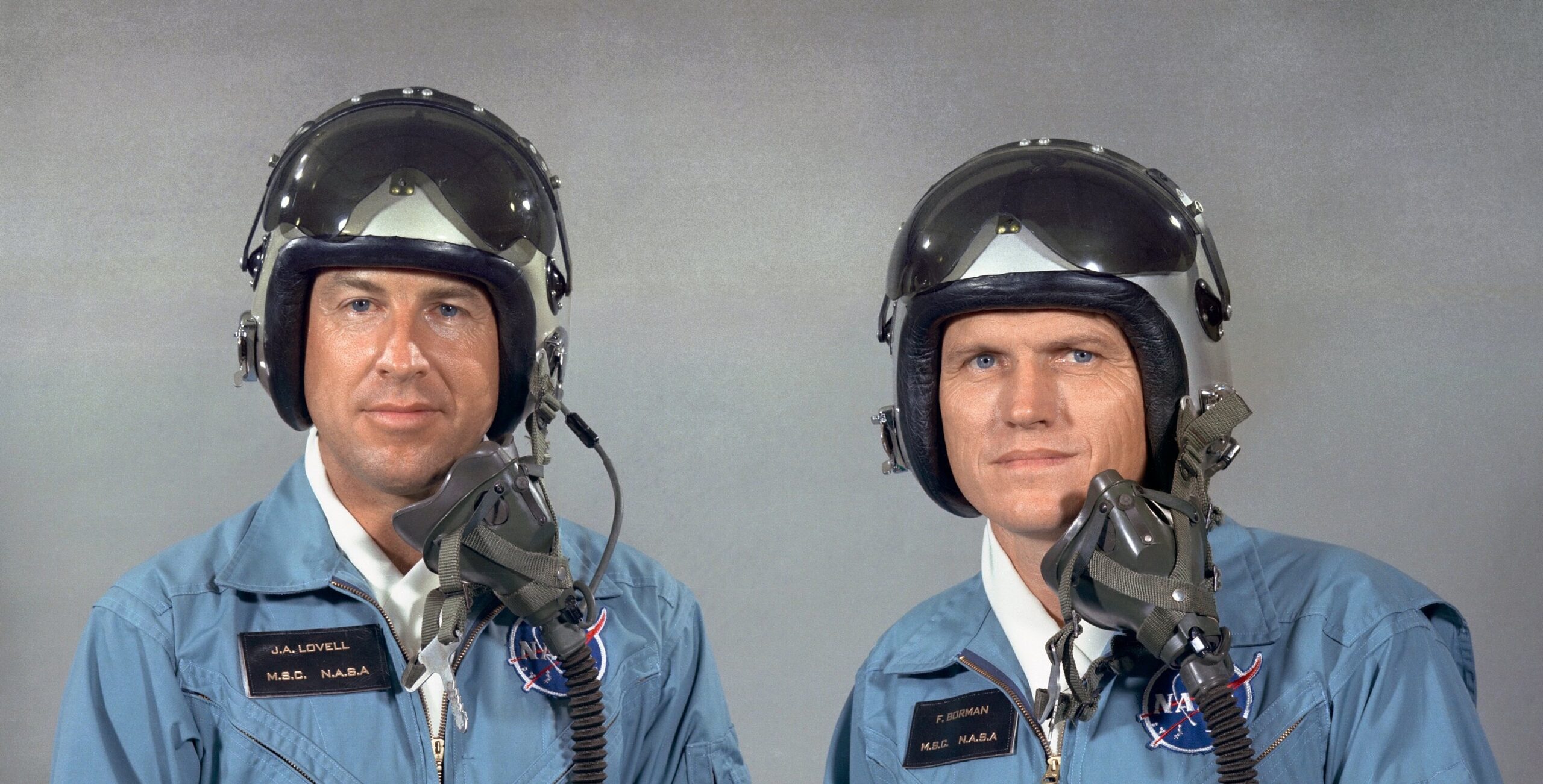 Les astronautes de la mission Gemini VII, Lovell et Borman. Photo : @NASA