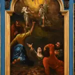 Peinture de l'Ascension du Christ circa 1670
