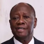 Alassane Ouattara, président de la Côte d'Ivoire, en 2024