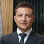 Portrait officiel de Volodymyr Zelensky, président de l'Ukraine