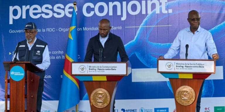 Lire la suite à propos de l’article Ebola : la RDC et l’OMS renforcent leur riposte face à une épidémie qui s’étend dans l’est du pays