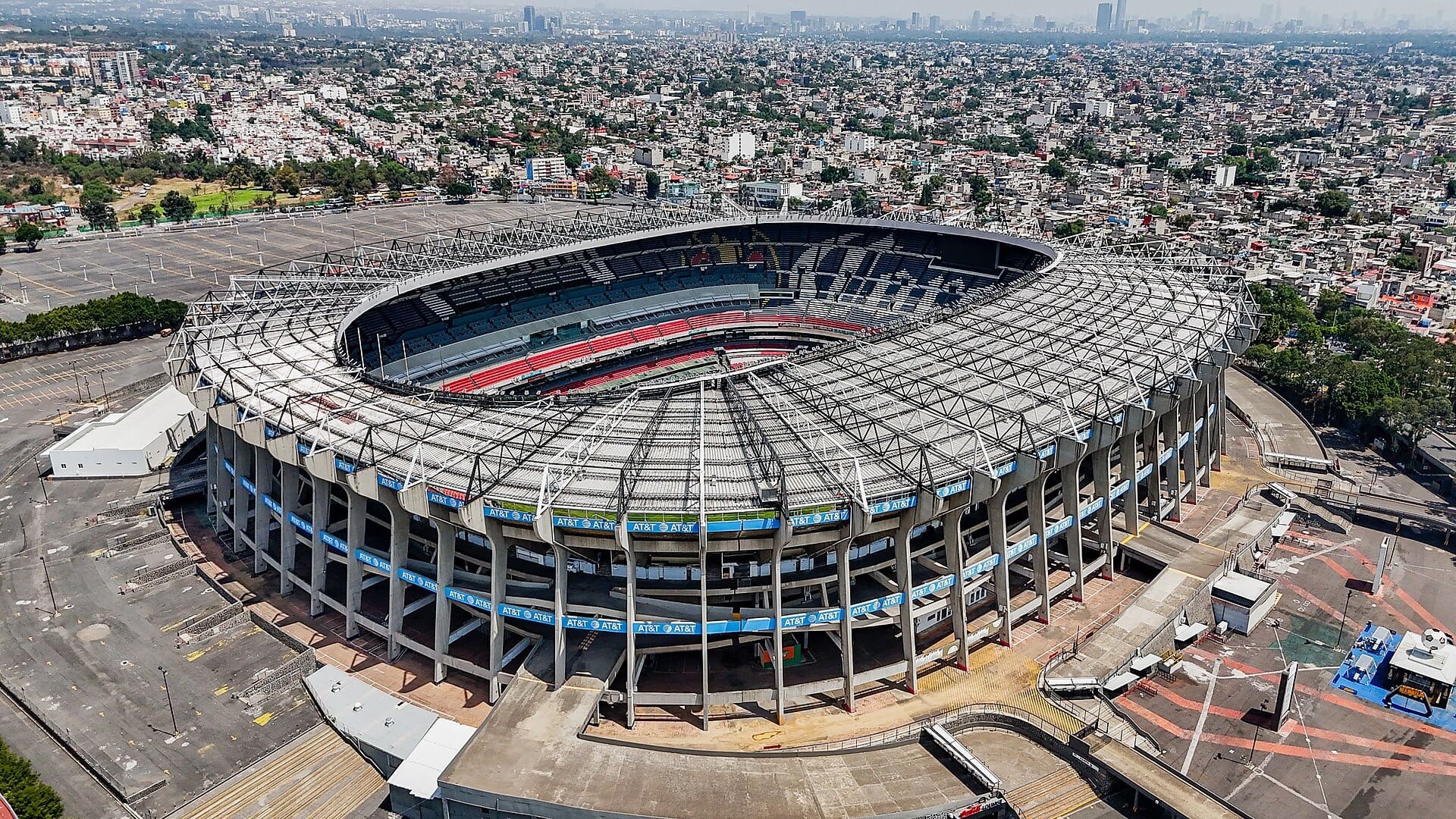 Stade Azteca de Mexico, Mexique. Photo : Wikimedia Commons.