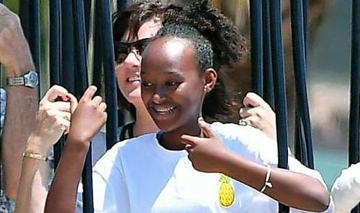 Zahara Jolie-Pitt. Photo : Compte facebook de Zahara Jolie-Pitt. 
