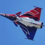 Avion de combat Dassault Rafale en vol
