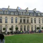 La façade du Palais de l'Élysée à Paris