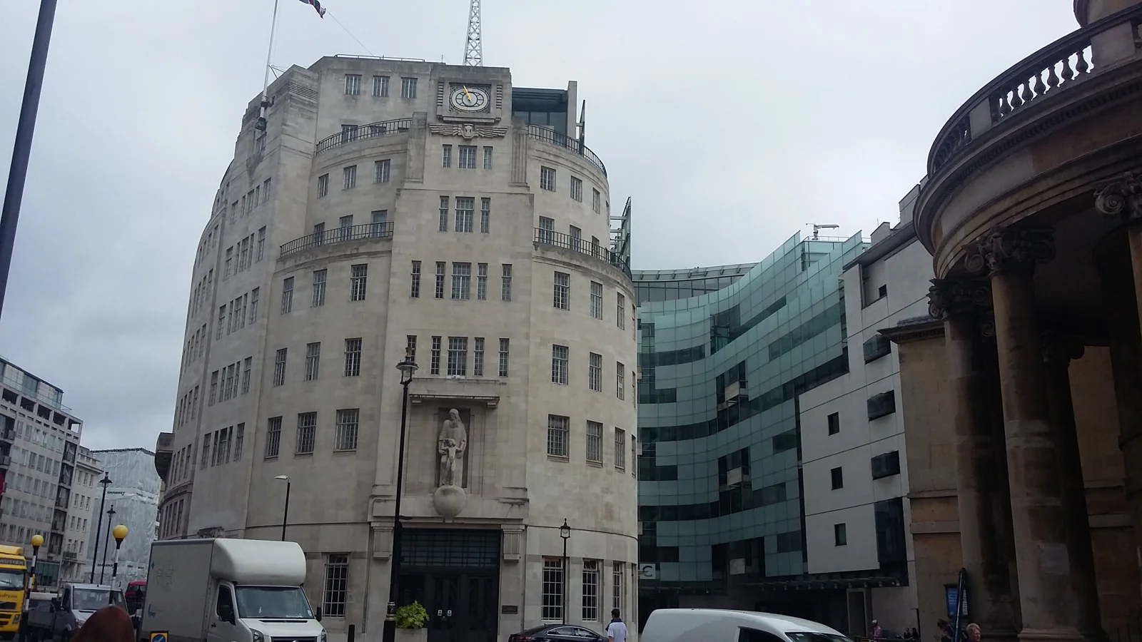 Le siège de la BBC, Broadcasting House à Londres