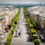 Avenue des Champs-Élysées à Paris