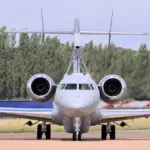 Avion de surveillance Saab GlobalEye en vol