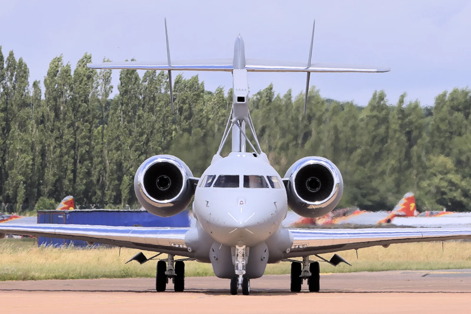 Avion de surveillance Saab GlobalEye en vol