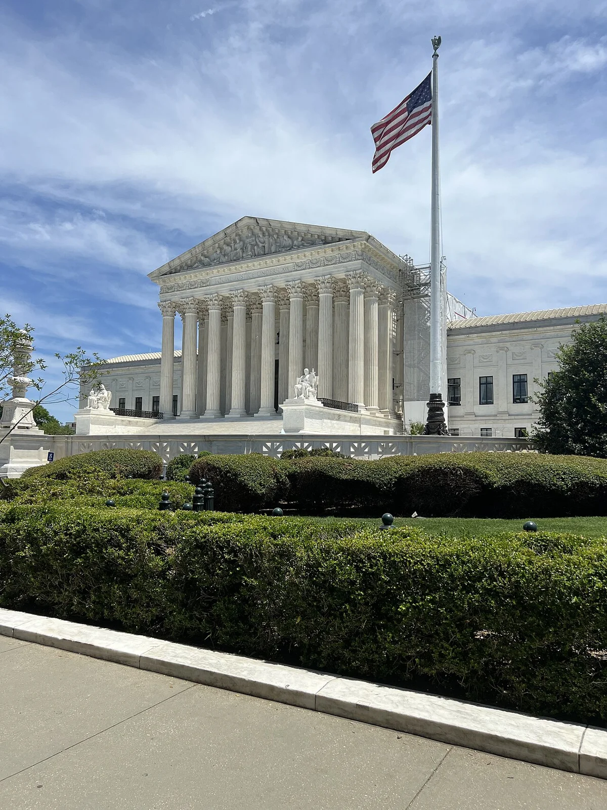 Le bâtiment de la Cour suprême des États-Unis