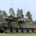 Char Leclerc de l’armée française lors d’un exercice