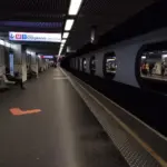 Intérieur de la station de métro Gare Part-Dieu à Lyon