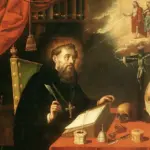 Portrait de saint Augustin par Antonio Rodriguez