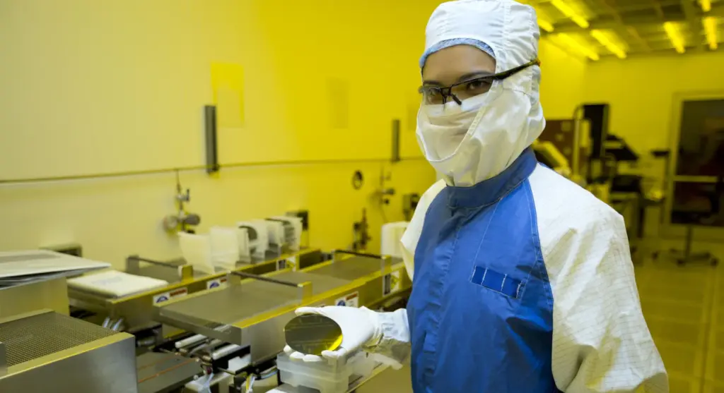 Pastille de silicium pour semi-conducteurs