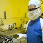 Pastille de silicium pour semi-conducteurs