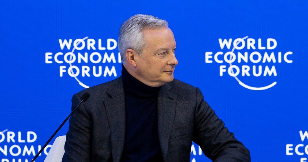 Bruno Le Maire. Photo : @World Economic Forum / Boris Baldinger