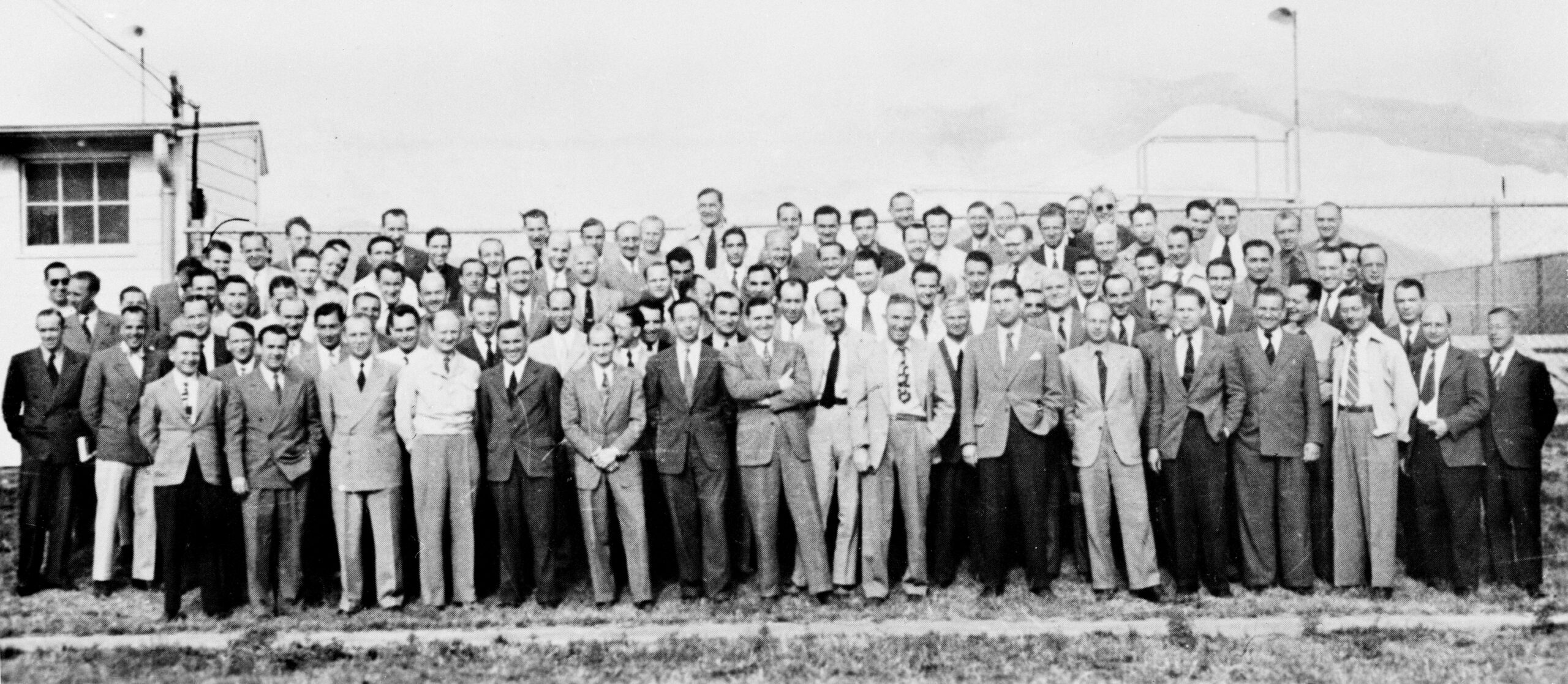Membres de l'équipe de Wernher Von Braun à Fort Bliss en 1946 dont la moitié était issue des rangs nazis. Photo : DR 