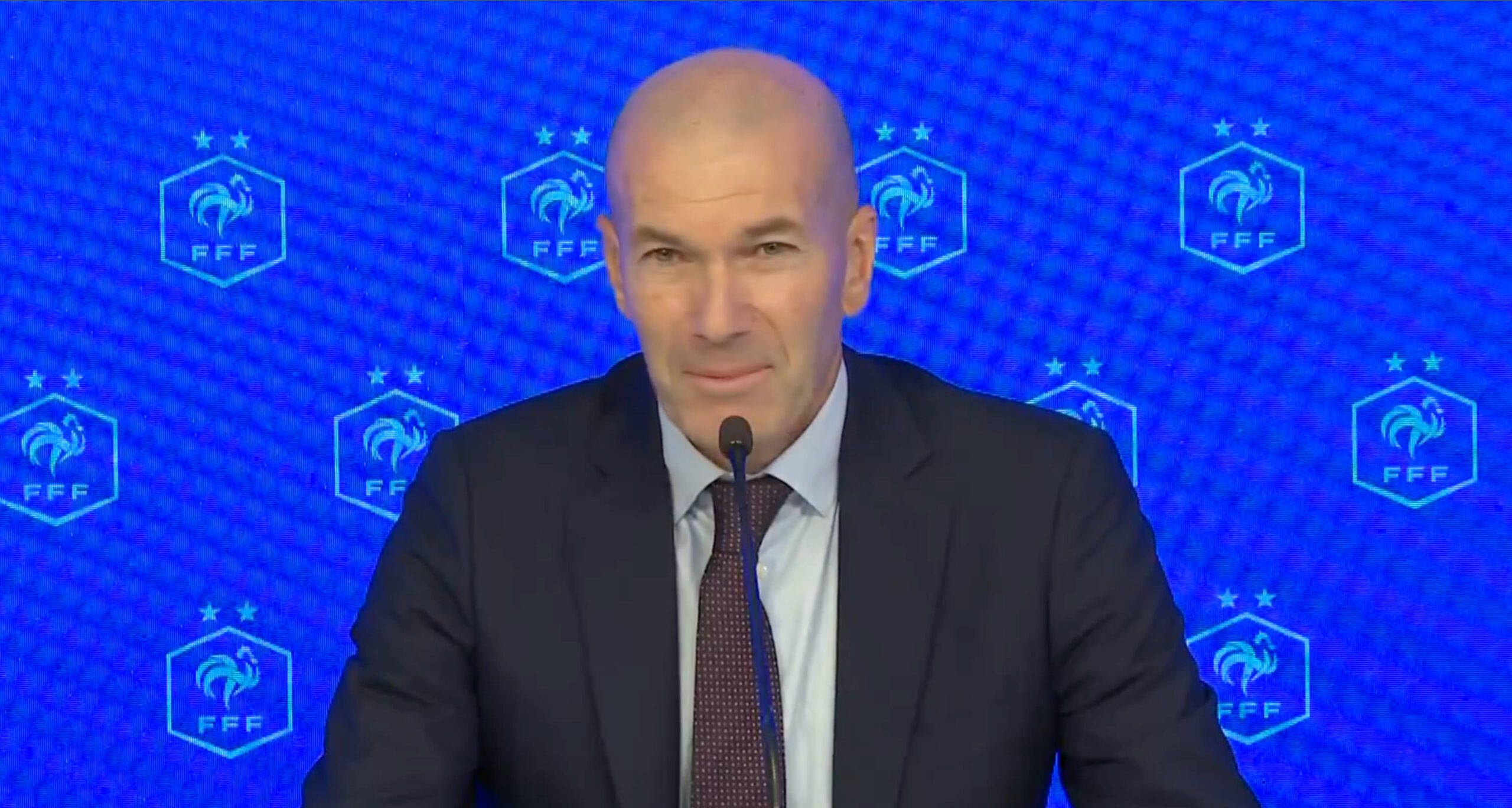Zinedine Zidane. Image : capture d'écran France Info. 