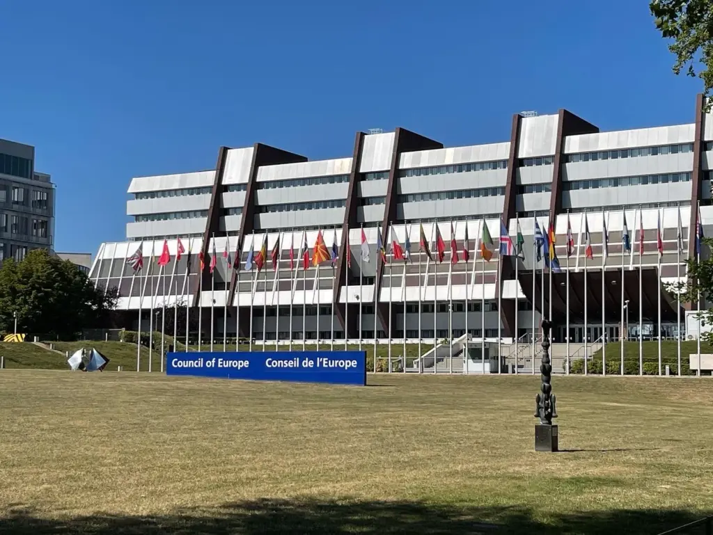Le Palais de l'Europe à Strasbourg, siège du Conseil de l'Europe