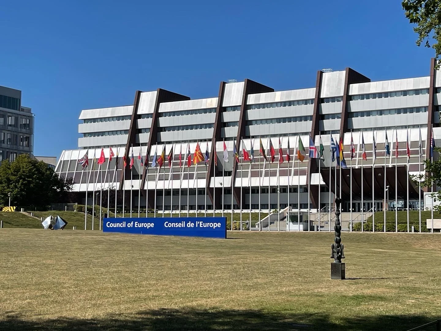 Le Palais de l'Europe à Strasbourg, siège du Conseil de l'Europe